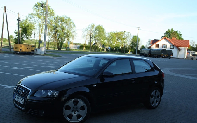 Audi A3 cena 23900 przebieg: 95000, rok produkcji 2007 z Zwoleń małe 352